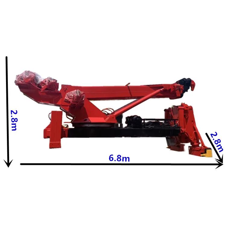 40tons 360degree Rotating Crane Wreckers 8x4 Towing Equipment For Sale