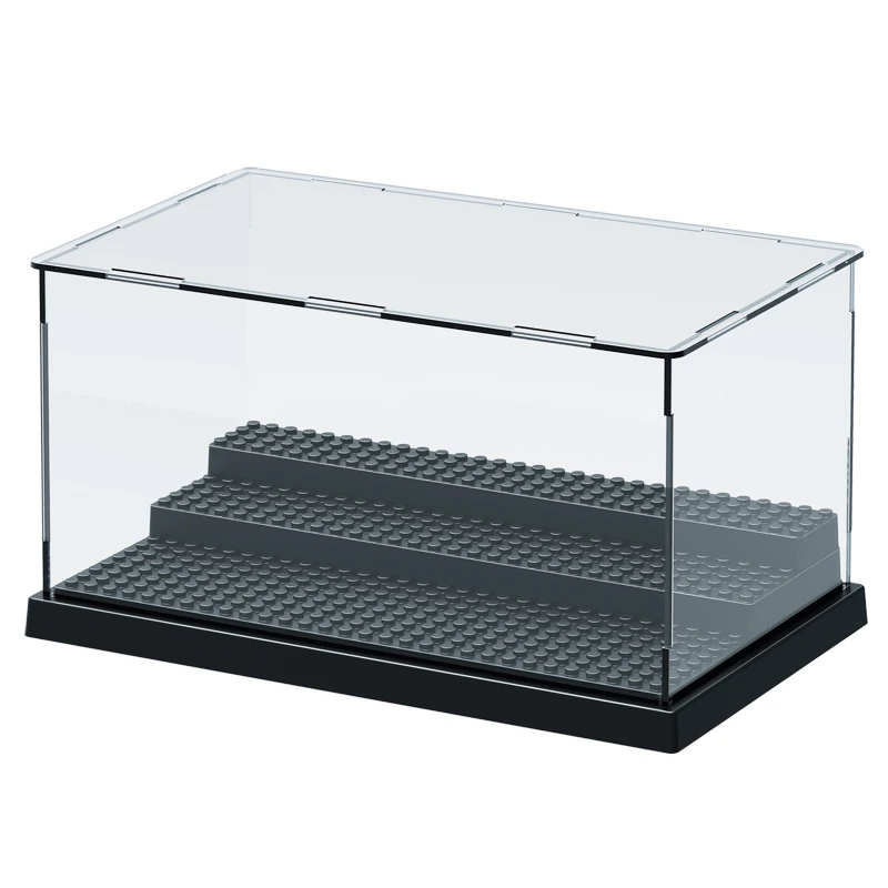 Mini Action Figures Display Box Block Figure Display Case Mini Action ...