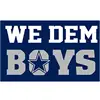 Custom 100%polyester 3x5ft WE DEM BOYS Dallas cowboys flag