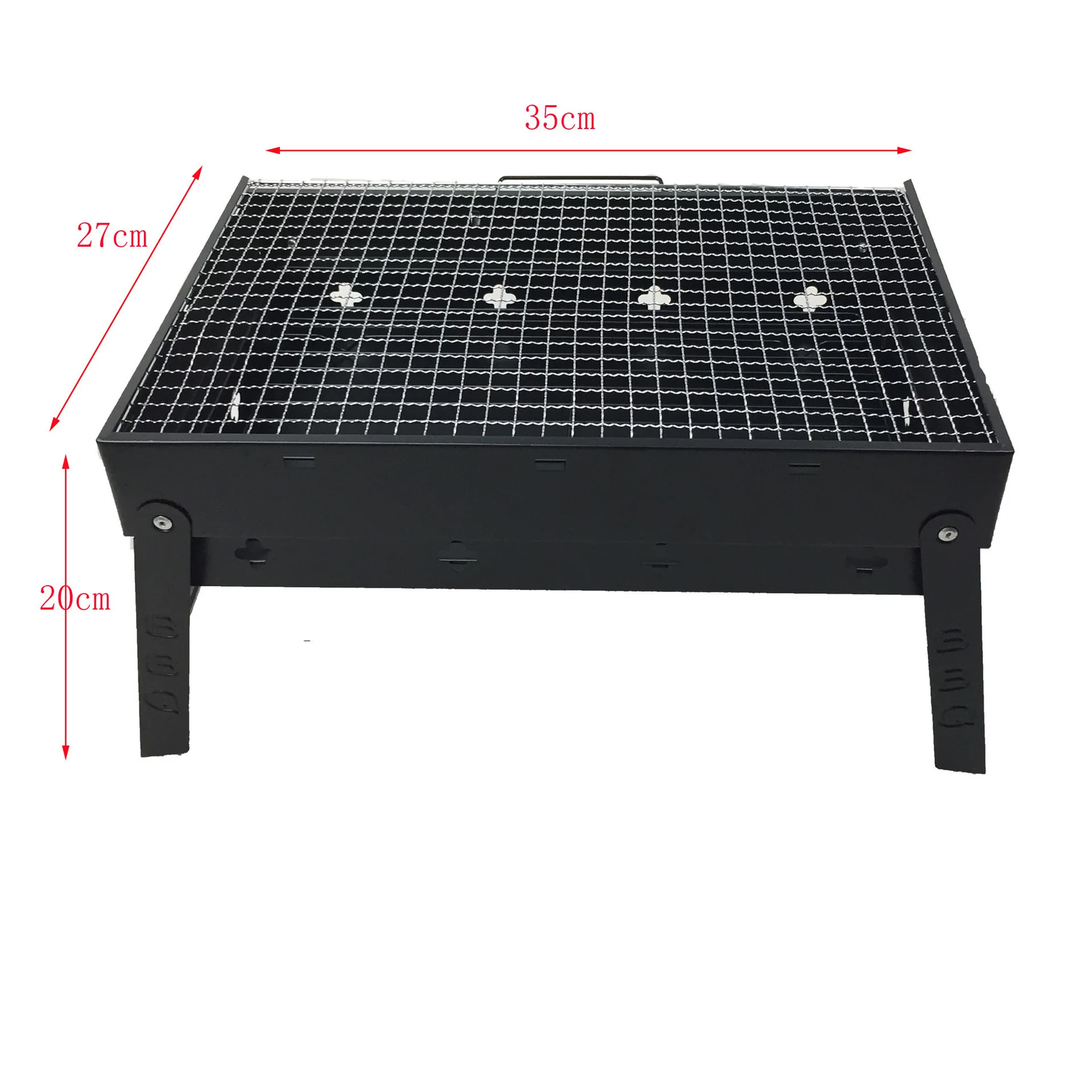 Folding portable charcoal BBQ for outdoor smoker Durable Mini Foldable barbeque grill