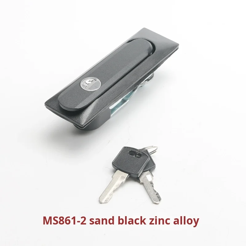 6000 Series Lock MS861 Single-Point Flat Waterproof and Dustproof Lock Outdoor Long Flat Lock with Cutting Service details