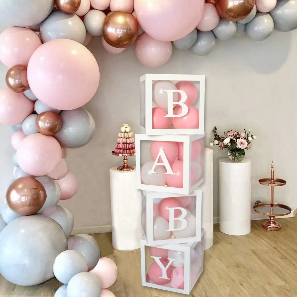 Kotak Baby Shower Transparan Dekorasi Bayi