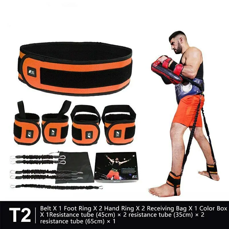 Wholesale Boxing Training Resistance Band Set Enhance Explosive Power Strength Training