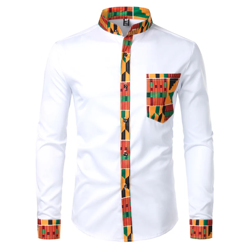ankara dress shirt designs Ankara Shirt Dress