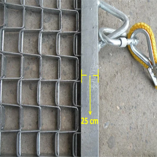 Drag Mat For Ground Leveling/Polished Steel Dragmat.jpg