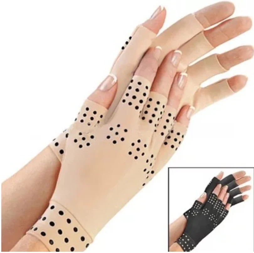 Copper/bamboo Infused Fingerless Arthritis Pain Relief Therapeutic ...