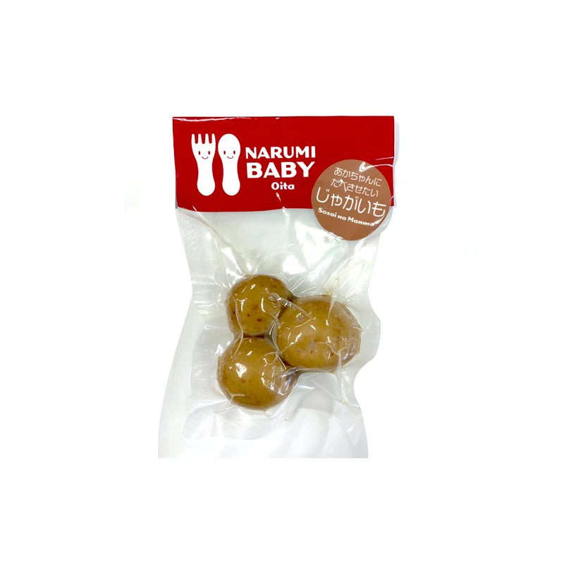 
JAS organic ready to eat safe packaging peeled baby long potato 