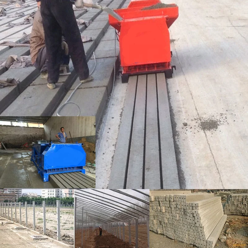 Manufacturer Price Precast Concrete Pole Making  Machine Column Machinery for Plantation  Boundary Park