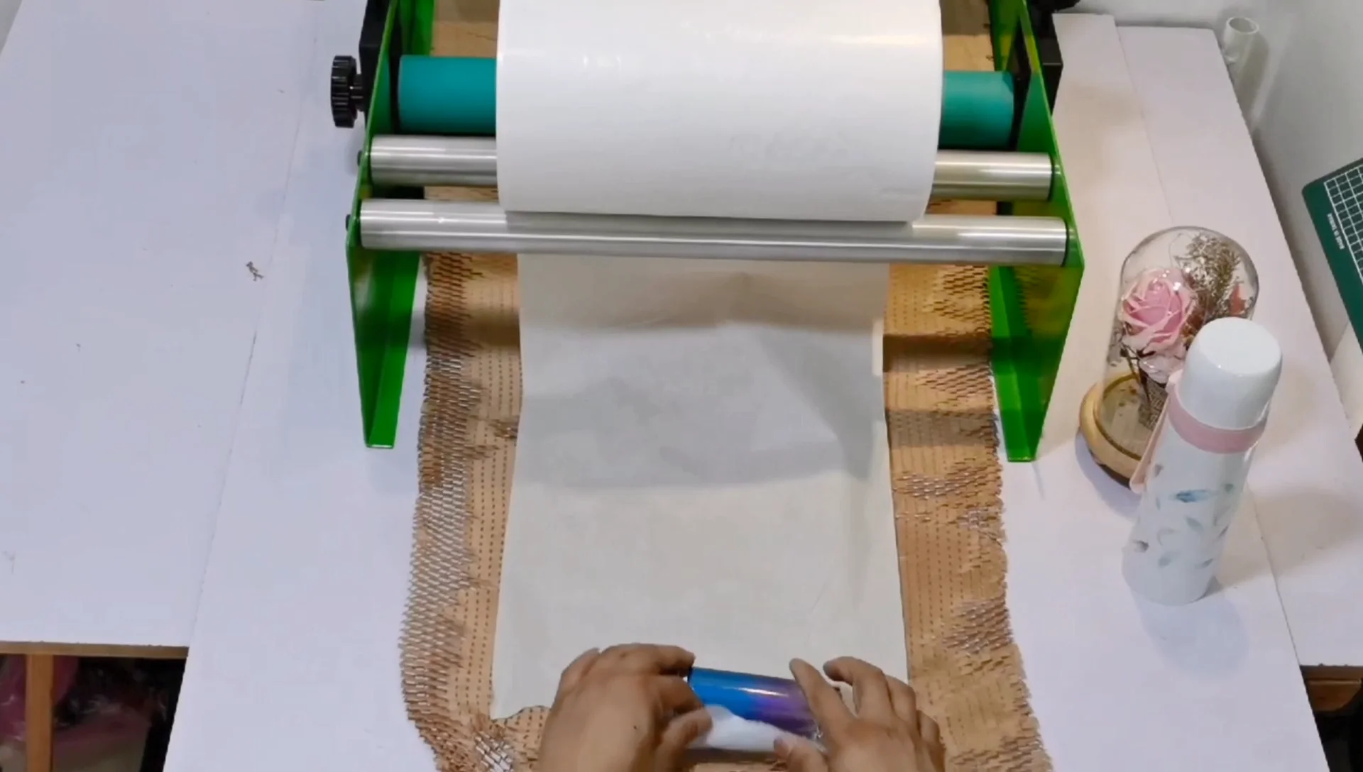 Recyclable Brown Paper Kraft Packaging Cushion Paper