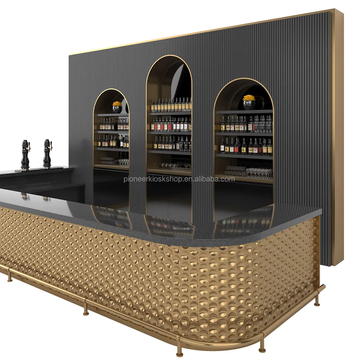 Customized Commercial Bar Counter Manufacturer Wine Bar Counter