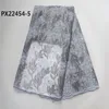 New high quality with flower net lace embroidered with beads fabric for lady