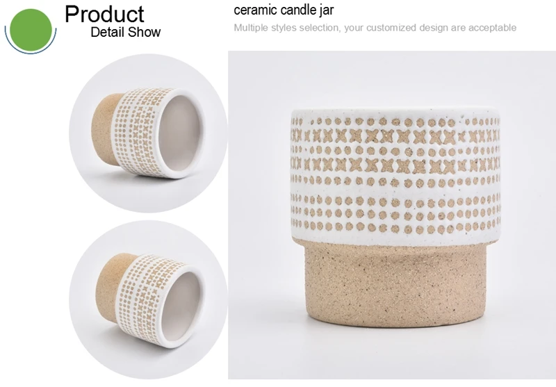 custom ceramic candle jar