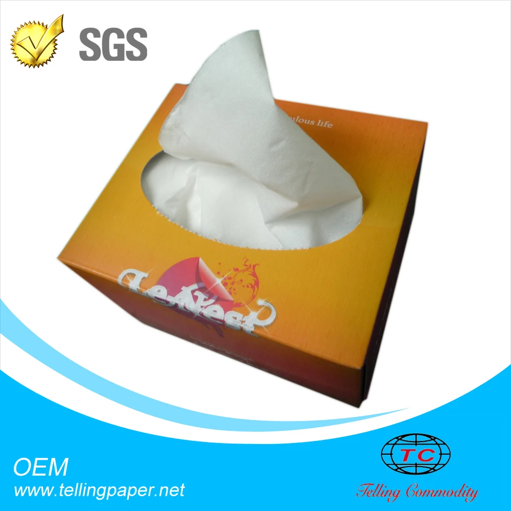 Puree Tissue Manufacturers Selling Facial Tissue 100% Puree Handkerchief Square Box ...