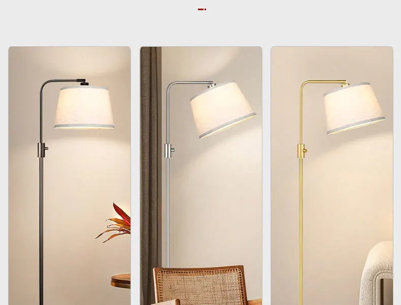 Modern Luxury Living Room Floor Iron Advanced Induction Sofa Corner Bedroom Bedside Table Integrated Night Fish Luring LampCE FCC