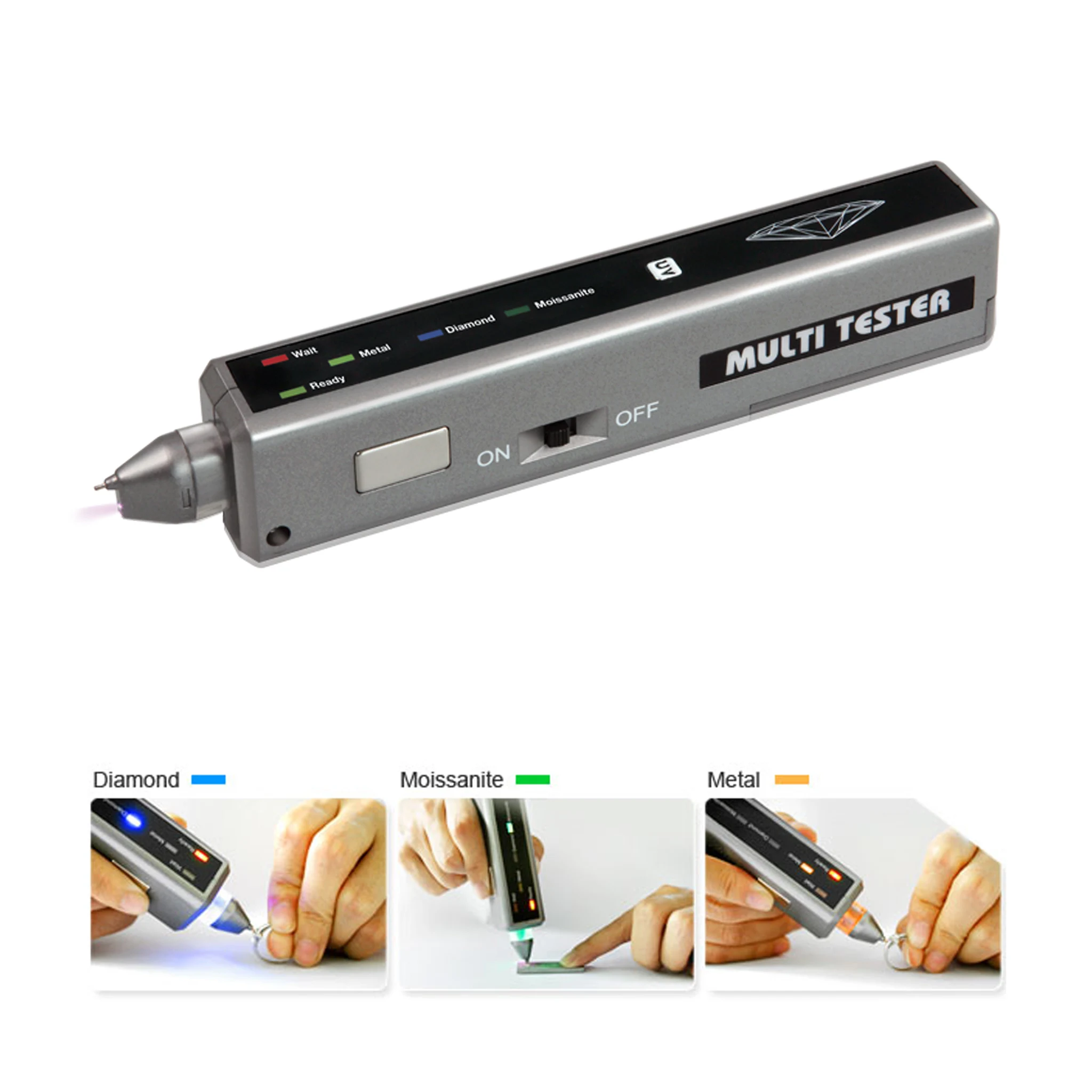 Gemtrue Professional Diamond Moissanite Testing Pen Multi Functional