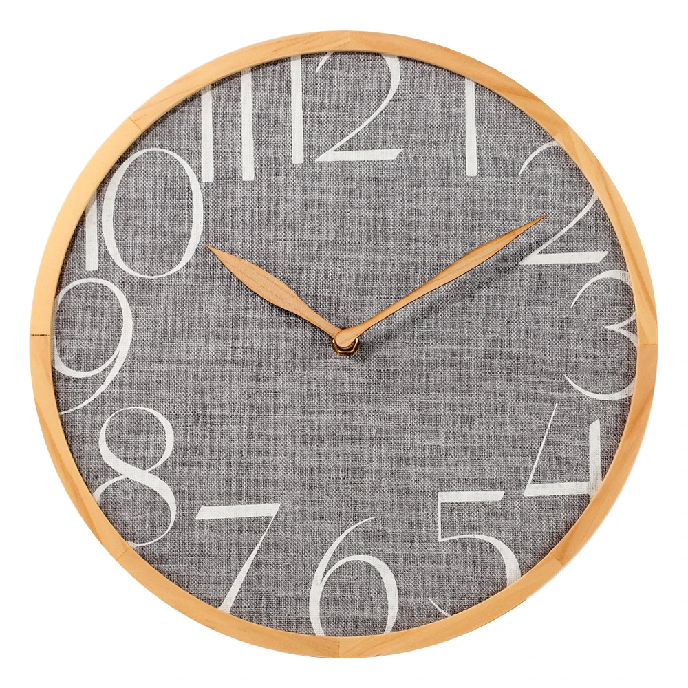 リビングルームモダンハウスウッドフレームスタイリッシュなグレーの壁掛け時計 - Buy 壁掛け時計、創造的な壁掛け時計、壁掛け時計デザイン  Product on Alibaba.com