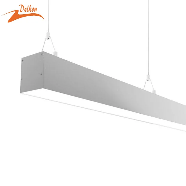 Delkon 4ft 40W String Connectable LED Linear Pendant Lights Ceiling Light for interior Decoration