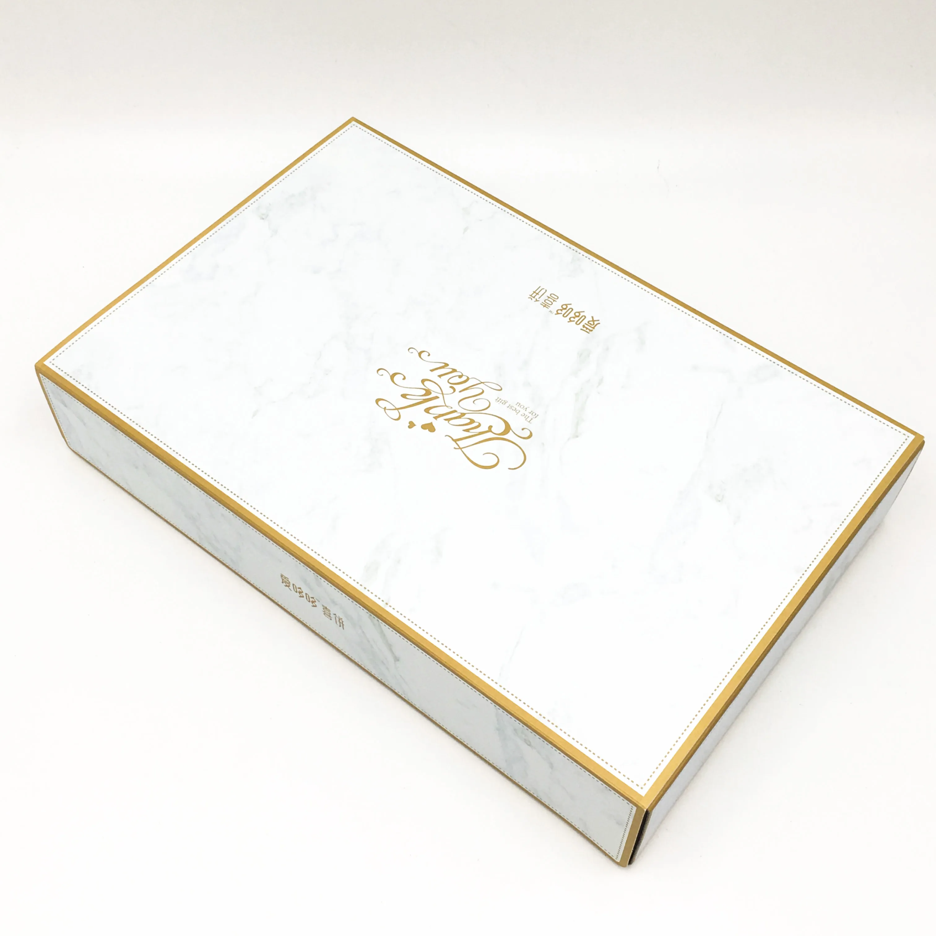 2019 圣诞系列烫金瓦楞纸礼品盒纸铜版纸