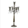 New Wedding Props Metal Material Handmade 5 Heads Candlestick