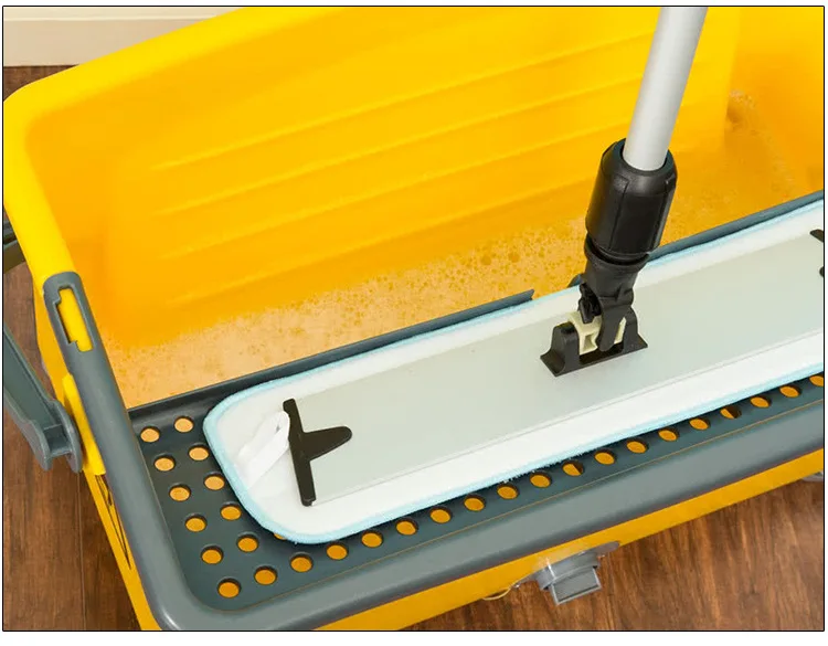 Professional Cleaning Industrial Mop Bucket Flat Commercial Mop Bucket