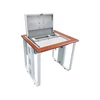 High Quality melamine wood flip top school computer desk flip computer desk