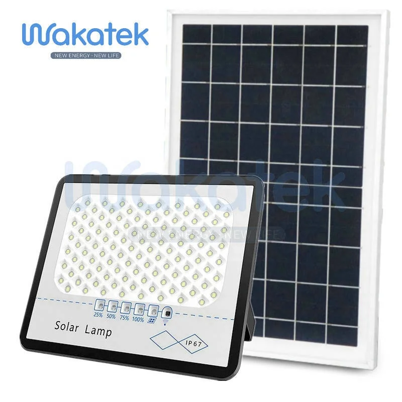 WAKATEK  100W 150W 200W 300 W 400w outdoor lighting  outdoor light wall lamp solar flood light