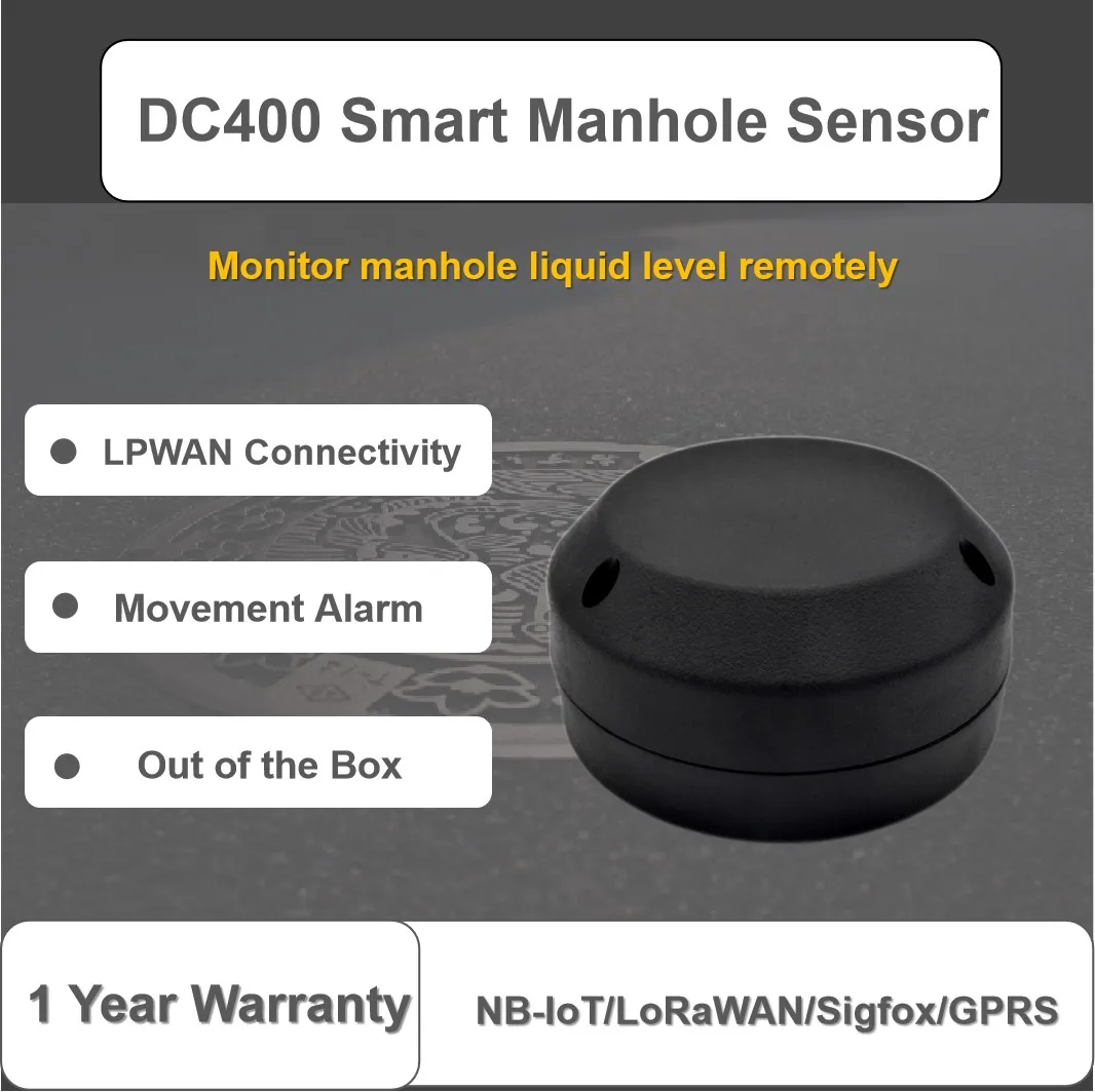 Dc400 Manhole Sensor With Remote Monitoring Iot Sensors - Buy Iot ...