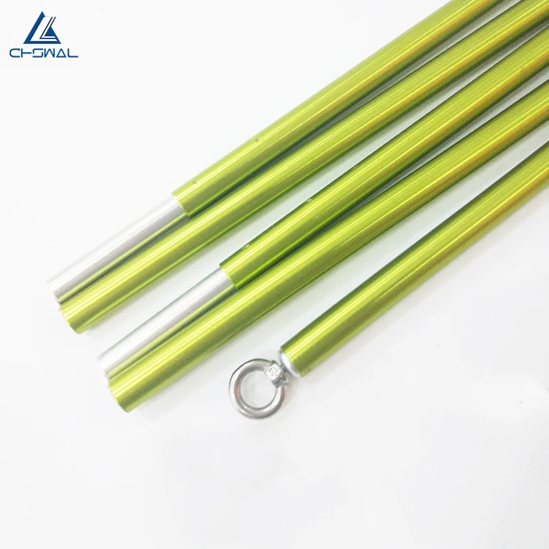 7001 Aerospace Aluminum Telescoping Tent Pole For Camping/high Strength