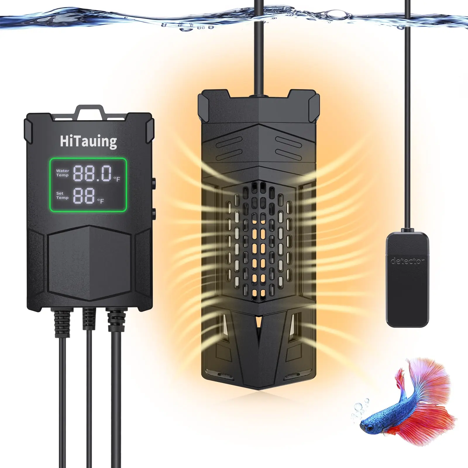 Upgraded 1000w Aquarium Heater With Removable Ipx8 Waterproof Aquarium