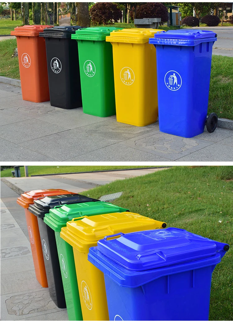 Best Selling Recycle Outdoor Wholesale 80 Liter Trash Can Waste Bin