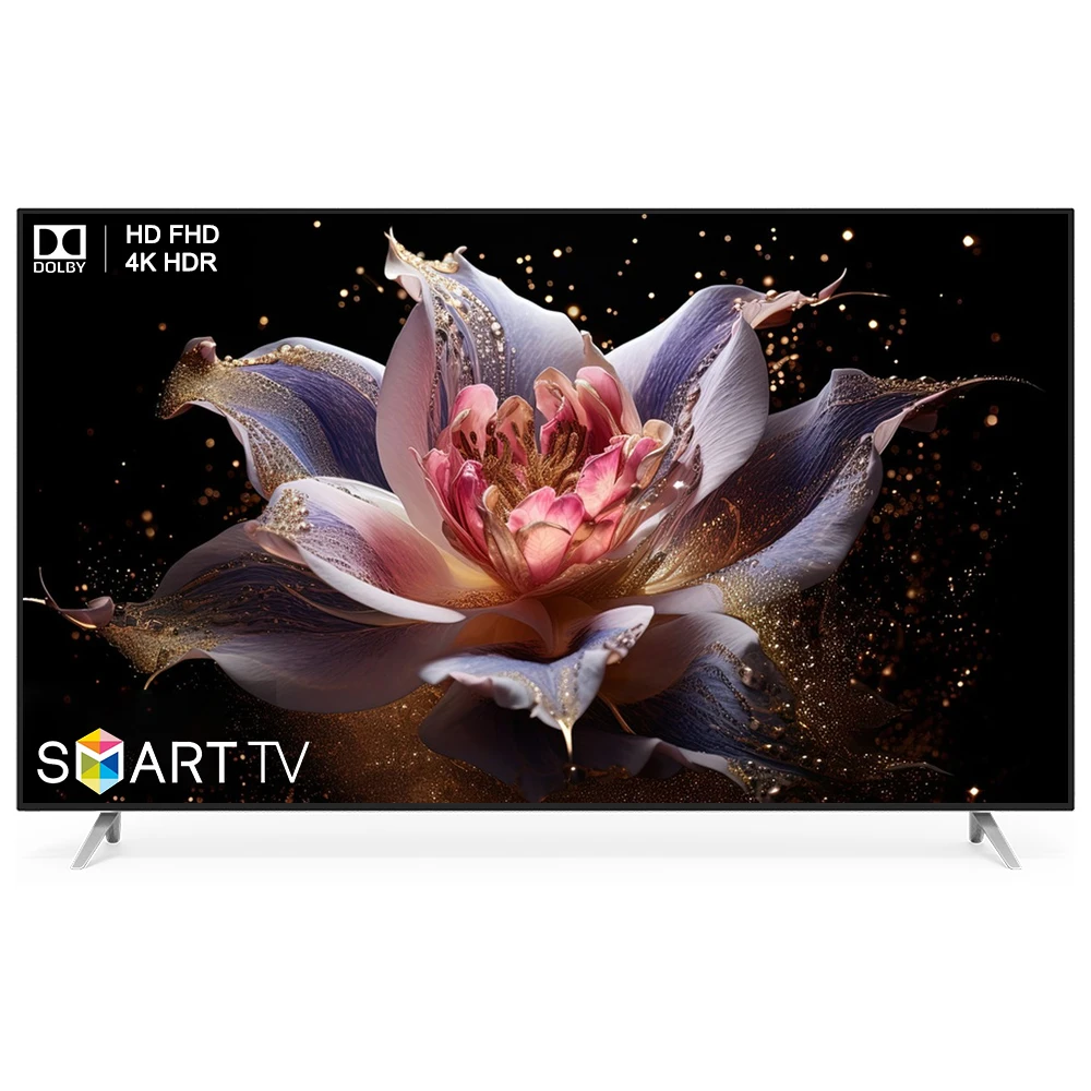 Motorized floor-rising ALR screen deploying from base cabinet in home theater
