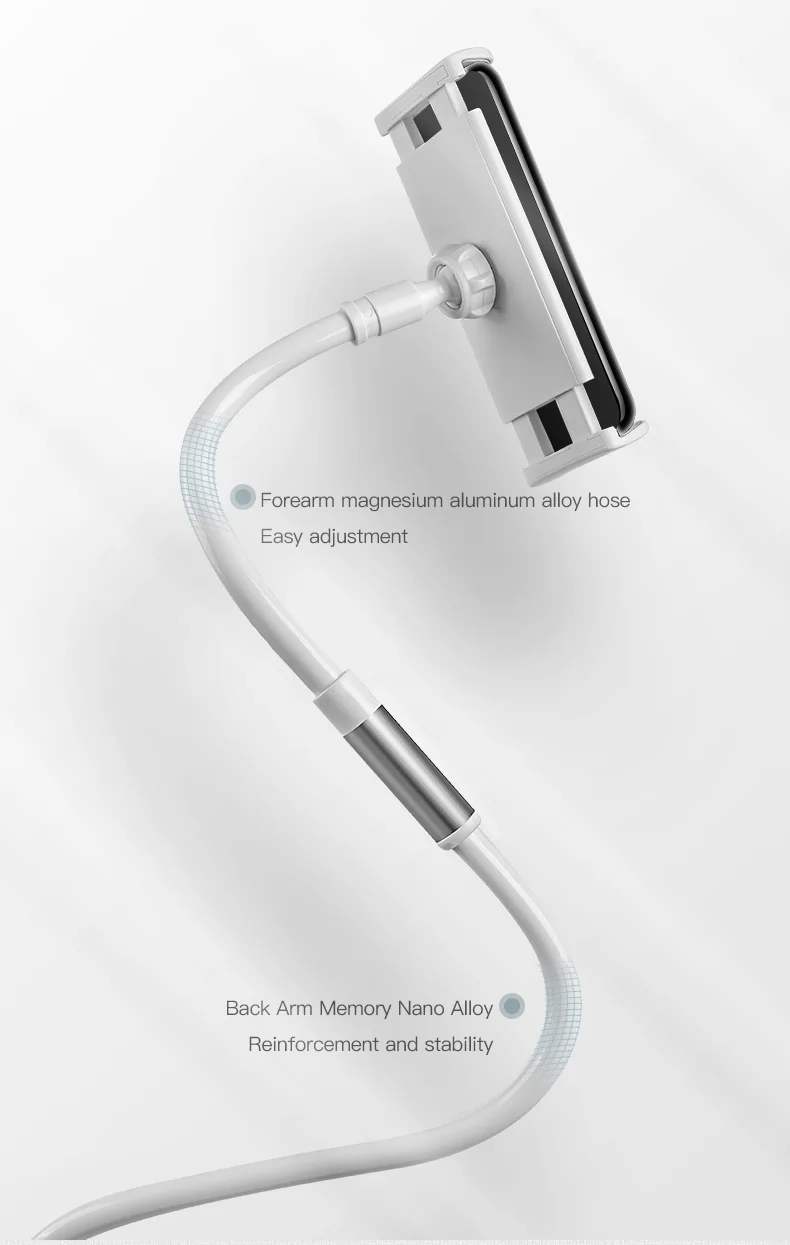 360 Rotating Flexible Long Arm Cell Phone Holder Stand Lazy Bed Desktop