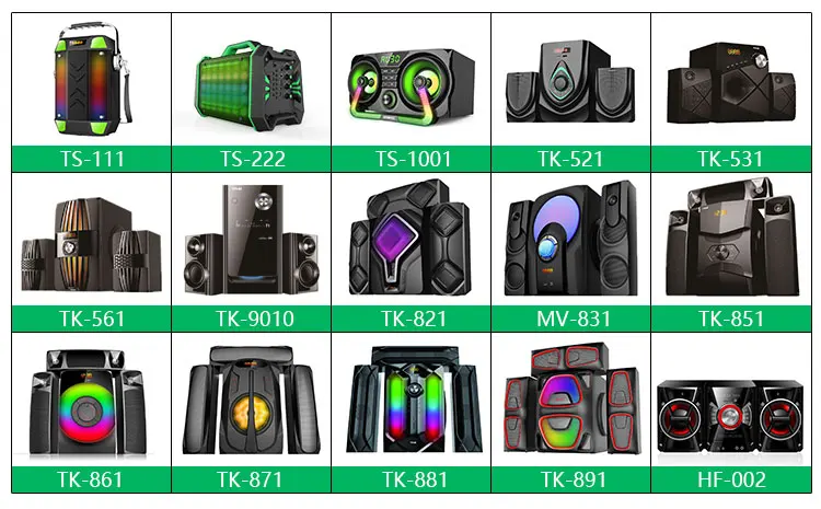 TK-871 2.1 3.1 5.1 Home Theater System 2.1 3.1 5.1 speakers With BT/FM/USB/MP3/SD/remote control - ANKUX.COM