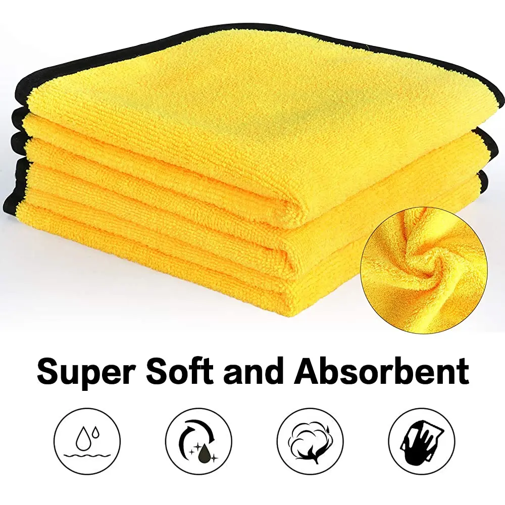 low and high fiber towel 