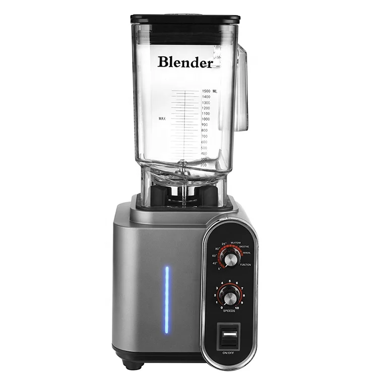 1.5l 2l Mug Industrial Blenders For Smoothie Vegetable Dry Mill Meat