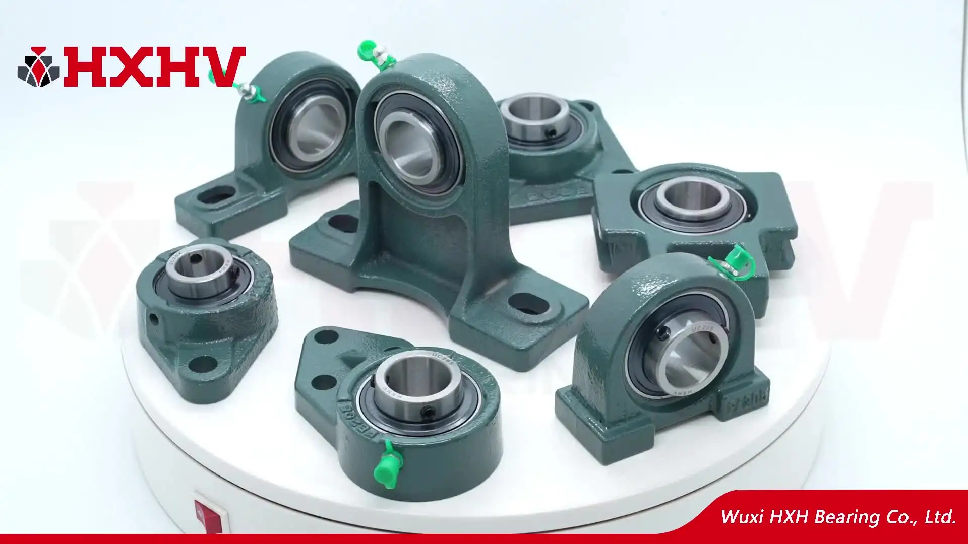 For HXHV UCF206 4-Bolt Flange Pillow Block Bearing 30mm Bore Size with P6  Precision Rating Grease Lubrication