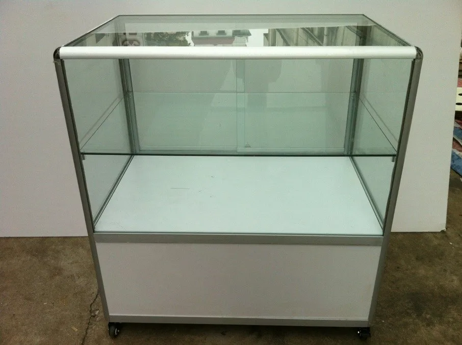 Free Standing Hexagonal Tower Glass Display Case With Open Door Or Sliding Door Buy Hexagon