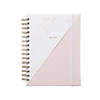 High quality promotion printing a4 hard cover spiral binding notebook with elastic band
