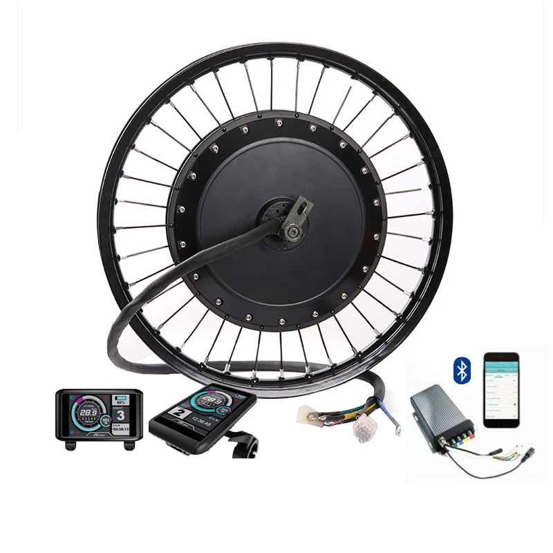 Qs V3 8000w Hub Motor Electric Bike Conversion Kit With Sabvoton Sine
