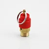 2 Way Red-hat Yellow-hat BSP Thread Gas Water Burner Mini High Air Pressure Brass Safety Relief Valve