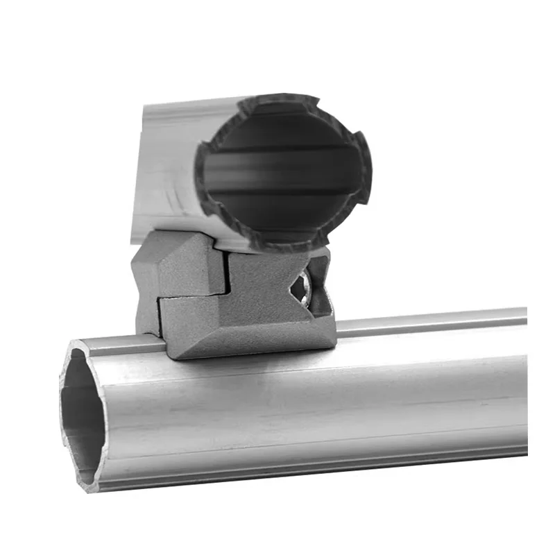 product 90 degree cross connector 28mm third generation wire aluminum alloy 1000 series china lean tube connector profile aluminum-11