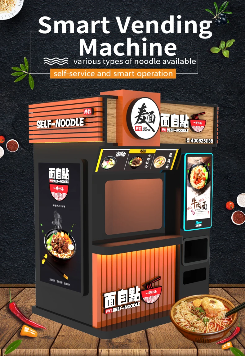 Ramen Vending Machine Instant Noodle Vending Machine For Sale japanese