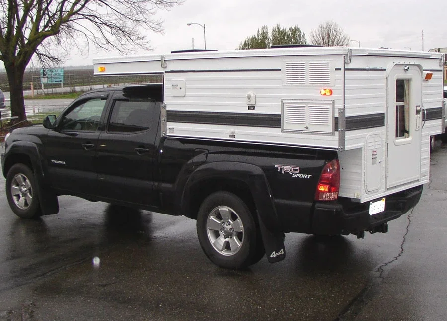 Lightweight Slide In Pickup Truck Bed Camper For Smaller And Mid Size