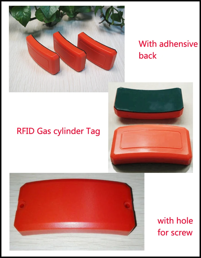 Wholesale 860mhz-960mhz rfid tag for gas cylinder,gas bottle tracking waterproof ABS RFID UHF anti-metal gas cylinder tag