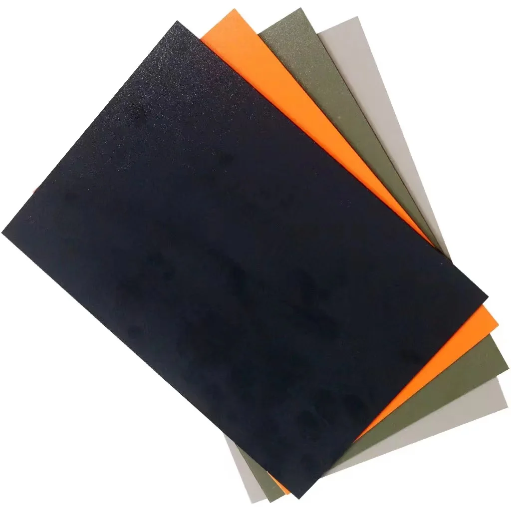 Black Kydex Sheet 600*300*1.5/2mm Pvc Thermoplastic Plate High Quality For Holster Sheath