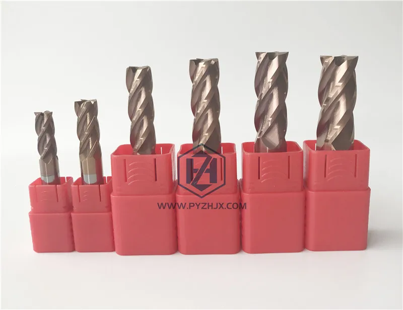 Solid Carbide 4 Flutes Corner Radius End Mill Cutter