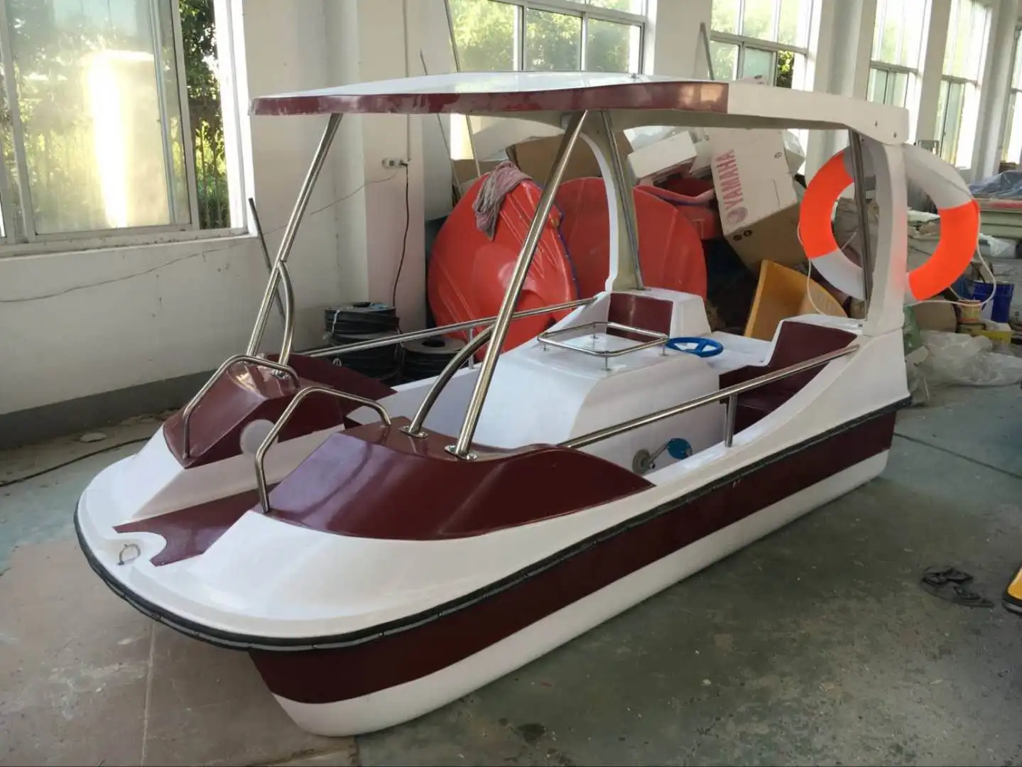 4person Luxury Frp Pedal Boat Buy Pedal Boats,Water Pedal Boat,Boat