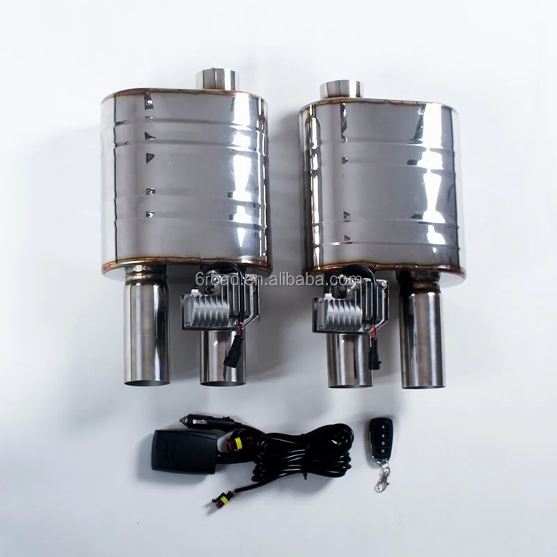 Universal Ss304 One Inlet Two Outlets Electric Exhaust Cutout Valve