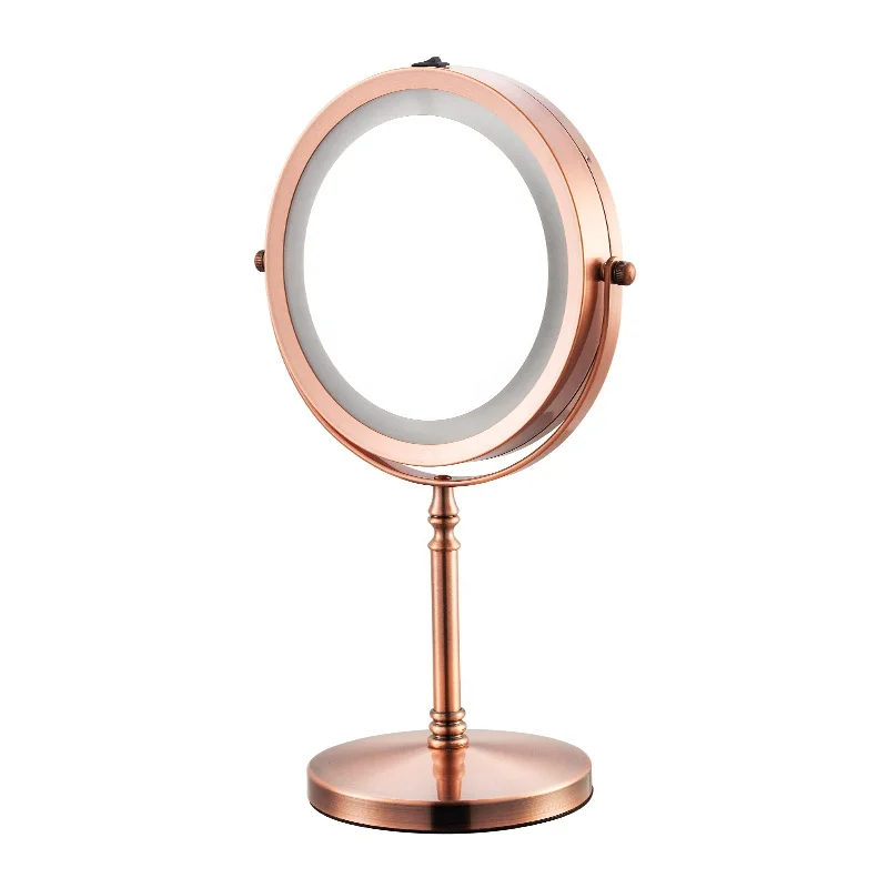 1X 3X Magnifying Lighted Makeup Mirror  Vanity Led  Mirror with Led strips need 4 pcs batteries