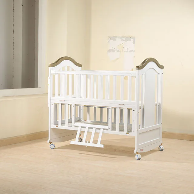 新生白色婴儿床/幼儿园家具儿童地板床